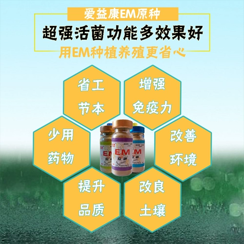 Посадка посадки водных эм бактерий Оригинальная самопроизвольная эм -бактерия