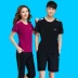 Quần short cotton mùa hè vài bộ đồ thể thao mỏng Kích thước lớn Jordan nữ chạy bộ thể thao nửa tay áo T-shirt quần áo nam - Thể thao sau bộ quần áo adidas Thể thao sau