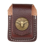 Зажигалка, кожаный универсальный защитный чехол, из натуральной кожи