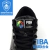 FIBA Champions League sáng màu đen bằng sáng chế da đen người đàn ông trọng tài giày nam giày bóng rổ trọng tài đặc biệt giày giày the thao năm 2021 Giày bóng rổ