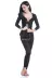 Nữ bảy điểm tay áo chia phù hợp với cơ thể phù hợp với corset cao eo hình quần quần cơ thể corset quần áo giảm béo