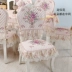 Phong cách châu âu ghế ăn đệm đặt vải đơn giản hiện đại nhà khăn trải bàn ghế bao gồm chỗ ngồi đệm bàn ăn ghế bìa