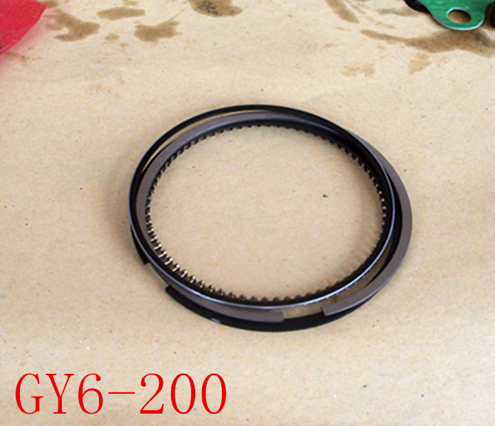 Gy6-200 Single Ringmotorcycle GY60GY100GY6-125150175200 heroic Mount Everest pedal Piston ring Up and down cushion