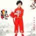 Trẻ em Kinh kịch opera trang phục biểu diễn múa vần điệu Bắc Kinh trang điểm khuôn mặt trang phục khiêu vũ trẻ em rap trang điểm trang điểm khuôn mặt màu đỏ 