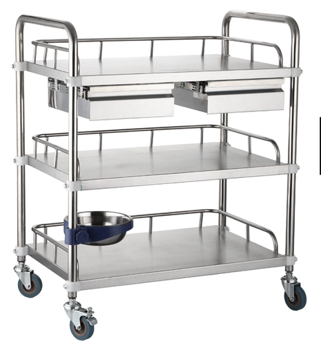 Универсальная униформа медсестры из нержавеющей стали, медицинская тележка