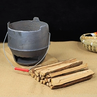 Дровяная мобильная печь дровяная печь сельская бытовая круглая печь уличная походная печь новоселье реквизит для съемки