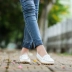 Trung niên và cũ giải trí nông miệng phẳng với vòng đầu bao gồm chân không trượt đậu Hà Lan giày thấp để giúp giày mẹ giày mùa thu giày của phụ nữ y tá giày