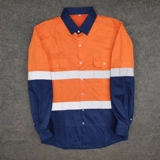 Хлопковый светоотражающий дышащий комбинезон, рубашка, униформа медсестры, свободный крой