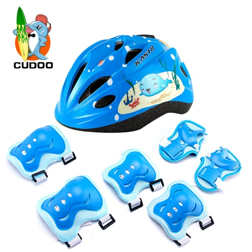 Детское защитное снаряжение для уличного катания, шлем, комплект, велосипед, скейтборд, роликовые коньки, спортивная обувь, наколенники, полный комплект