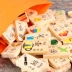 Dominoes Câu Đố của Trẻ Em Biết Nhân Vật Trung Quốc Puzzle Building Blocks Đồ Chơi Bằng Gỗ 1-2-3-6 Tuổi Bé