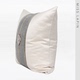 澜 品 家居 Trung Quốc phong cách tối giản mô hình phòng bằng túi đệm gối màu be trung tâm khâu trang trí gối vuông Trở lại đệm / Bolsters