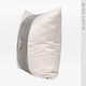 澜 品 家居 Trung Quốc phong cách tối giản mô hình phòng bằng túi đệm gối màu be trung tâm khâu trang trí gối vuông