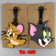 Phim hoạt hình anime về mèo và chuột Jerry và Tom hành lý mềm thẻ hành lý kiểm tra túi túi danh sách