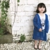 Cô gái trẻ em Hàn Quốc quần áo trẻ em 2018 mùa hè mới trạm Châu Âu dài phần mỏng kem chống nắng quần áo áo khoác áo sơ mi Áo khoác