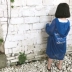 Cô gái trẻ em Hàn Quốc quần áo trẻ em 2018 mùa hè mới trạm Châu Âu dài phần mỏng kem chống nắng quần áo áo khoác áo sơ mi