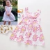 2018 trẻ em mùa hè trẻ em mới của Hàn Quốc phiên bản của dây hoa nhân tạo bông vest váy cô gái bông váy lụa