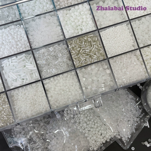 Бежевый стеклянный браслет из бисера, аксессуар, аксессуары, широкая цветовая палитра