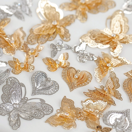 Суббочность двойной слой с буровой сказкой, выдолбленной изысканной бабочки любовные крылышки подвеска