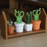 Таиланд Quallans Creative Potted Kactus ножницы откидают обратно в форме игла для хранения иглы развлечение домашнее украшение