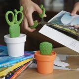 Таиланд Quallans Creative Potted Kactus ножницы откидают обратно в форме игла для хранения иглы развлечение домашнее украшение