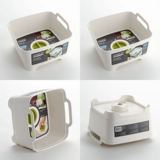 Британский Джозеф Джозеф Кухня Очистка мобильная вода фильтровая фильтровая фильтр для фильтров пруд пруд Драттер Драма Корзина для мытья корзина для мытья корзина