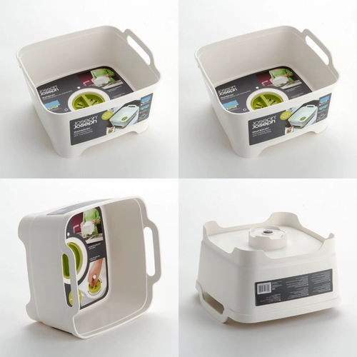 Британский Джозеф Джозеф Кухня Очистка мобильная вода фильтровая фильтровая фильтр для фильтров пруд пруд Драттер Драма Корзина для мытья корзина для мытья корзина