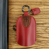 Phim hoạt hình DrawString Xe Home Key Bag Creative Creative Real Leather Car Key Set Universal Hand Stitch Key Case - Trường hợp chính ví nữ da thật