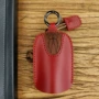 Phim hoạt hình DrawString Xe Home Key Bag Creative Creative Real Leather Car Key Set Universal Hand Stitch Key Case - Trường hợp chính ví nữ da thật