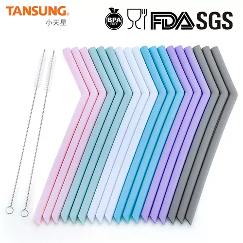 Силиконовая соломенная младенцы пьют воду студент из жемчужного молока творческая сеть красная чашка Цвет Постоянный не -диспшируемый хостер труба