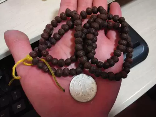 6 -миллиметровый непалский jujube core 108 браслет