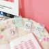 Phim hoạt hình Nhật Bản và Hàn Quốc dễ thương acrylic thẻ nhựa bộ lân kính thiên văn điều chỉnh gói thẻ giấy chứng nhận thiết lập cô gái tim meng