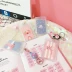 Phim hoạt hình Nhật Bản và Hàn Quốc dễ thương acrylic thẻ nhựa bộ lân kính thiên văn điều chỉnh gói thẻ giấy chứng nhận thiết lập cô gái tim meng Hộp đựng thẻ