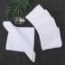 10 gói nguyên chất bông trắng vuông nhỏ khăn khách sạn mẫu giáo nhà hàng khăn tay vuông bếp khách sạn giẻ