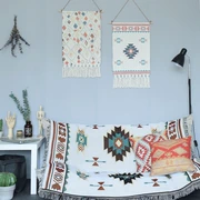 ins Bắc Âu Bohemian tấm thảm tấm thảm vải treo nền vải dày để tăng phòng khách tường phòng ngủ trang trí - Tapestry