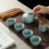 Tùy chỉnh 
            Ru lò làm thủ công bộ trà du lịch mở mảnh có thể nâng cao máy pha trà kung fu cao cấp quà tặng khách hàng nhanh chóng LOGO tùy chỉnh bộ bình trà thủy tinh Trà sứ