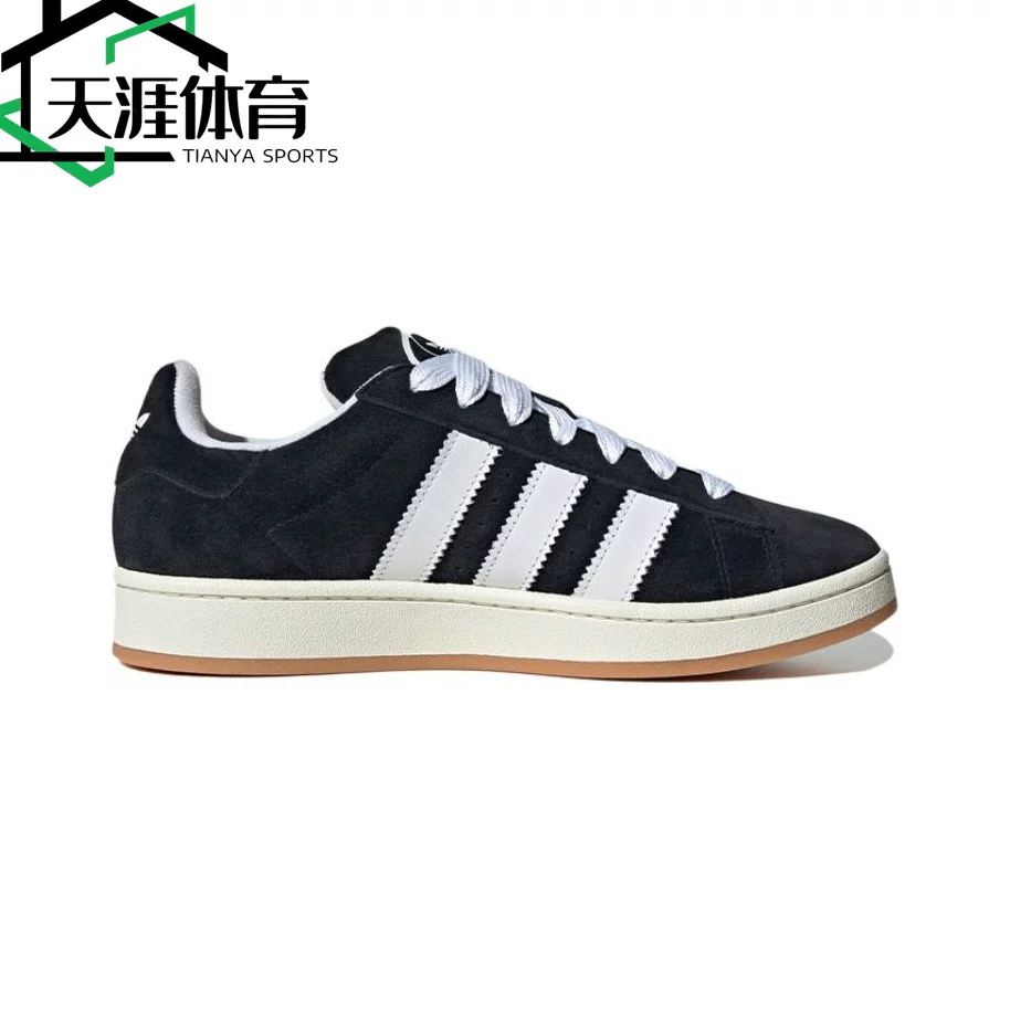 Мужские кроссовки Adidas CAMPUS 00s черно-белые спортивные повседневные верхняя хлебная обувь HQ8708