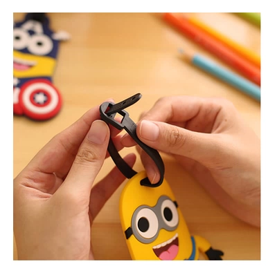 Багажная бирка, мультяшный чемодан, сумка для путешествий, в корейском стиле