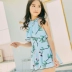 Áo tắm Zhongdatong Girl Xiêm Công chúa Váy dễ thương 8-9-10 tuổi Sinh viên Hàn Quốc Kem chống nắng 2018 Mới 12 - Bộ đồ bơi của Kid