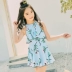 Áo tắm Zhongdatong Girl Xiêm Công chúa Váy dễ thương 8-9-10 tuổi Sinh viên Hàn Quốc Kem chống nắng 2018 Mới 12 - Bộ đồ bơi của Kid đồ bơi trẻ em Bộ đồ bơi của Kid