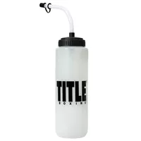 Заголовок для бокса бутылки с водой с соломенным боксерским соревнованием спортивные чайники