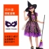 Trẻ em trang phục Halloween bé gái cos hóa trang hiệu suất phù thủy công chúa váy phù thủy nhỏ trình diễn trang phục 