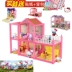 Hello kitty mèo kitty bếp xe trẻ em chơi nhà đồ chơi nhà cô gái công chúa búp bê nhà
