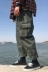 Thương hiệu thủy triều mùa hè DreamMaker lỏng lẻo Yu Wenle overalls hoang dã quần chín quần quần quần nam - Quần làm việc