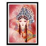 Пекинская оперная кросс 2022 Новая спальня в гостиной, вышитая и вышла замуж за маленькую фигуру, древний стиль красота Хуадан