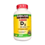 Американский оригинальный оригинальный Киркленд Киркхэм витамин D3 витамин D3 витамин D3 Таблетки 600 подлинные