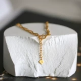 [Маленькие декоративные украшения] Пятно 999 Foot Gold, воздух Super Flash 5G Gold Bracelet Special Craft Design Sense модный