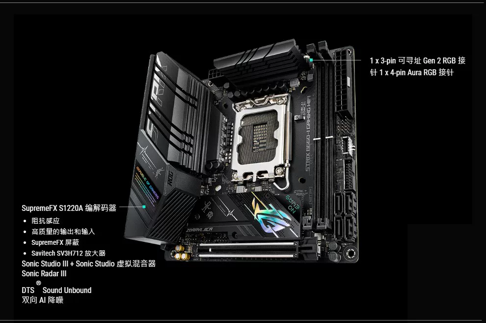 ASUS Strix B660-I Gaming B660 мини ITX материнская плата 12 поколения