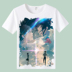 Tên của bạn t-shirt Xinhai Chengli Huajing Cung Điện nước ba lá phim hoạt hình anime xung quanh quần áo mùa hè vòng cổ ngắn tay áo búp bê hình dán Carton / Hoạt hình liên quan