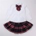 Đồng phục mẫu giáo áo len áo len cho học sinh tiểu học đồng phục cotton cho trẻ em lớp một - Đồng phục trường học / tùy chỉnh thực hiện