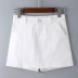 2018 mùa hè quần của phụ nữ tính khí quần short mỏng váy thời trang căng quần váy giản dị giảm béo hoang dã thủy triều nóng quần sooc trắng nữ lưng cao Quần short